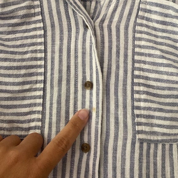 Womens Universal Thread Linen Top - Picture 4 of 5